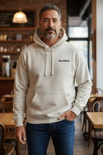 BeechBand Unisex Kapuzenpullover (Schwarz / Sand)