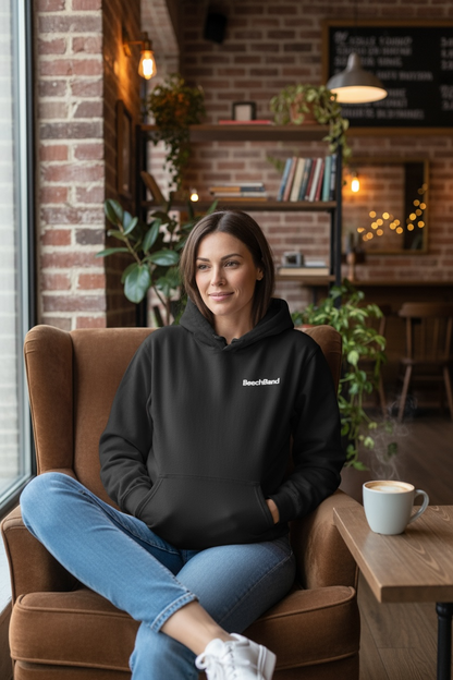 BeechBand Unisex Kapuzenpullover (Schwarz / Sand)