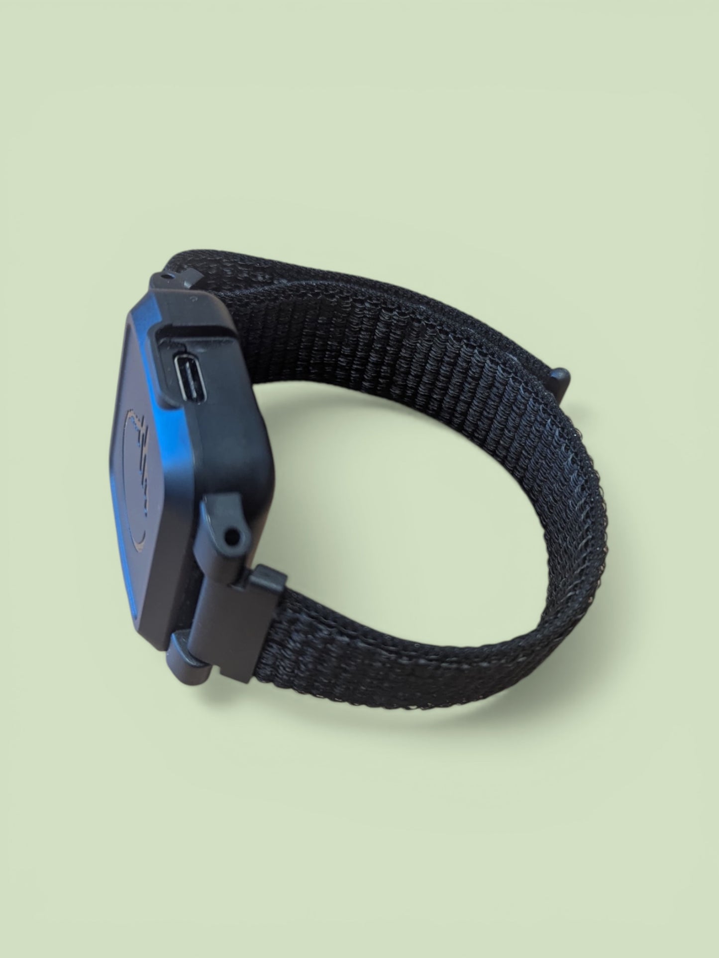 Black Velcro Nylon 20mm Strap