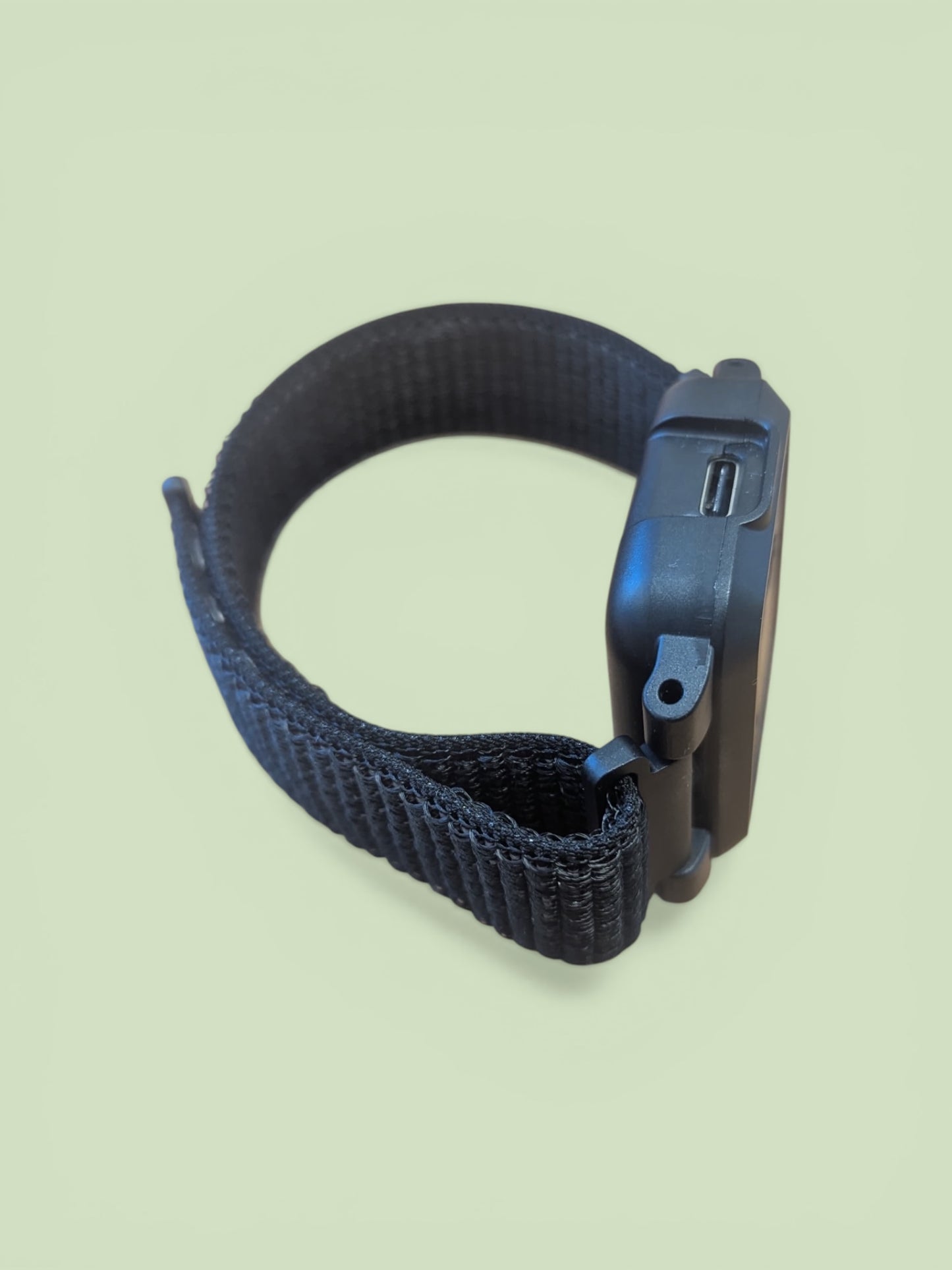 Black Velcro Nylon 20mm Strap