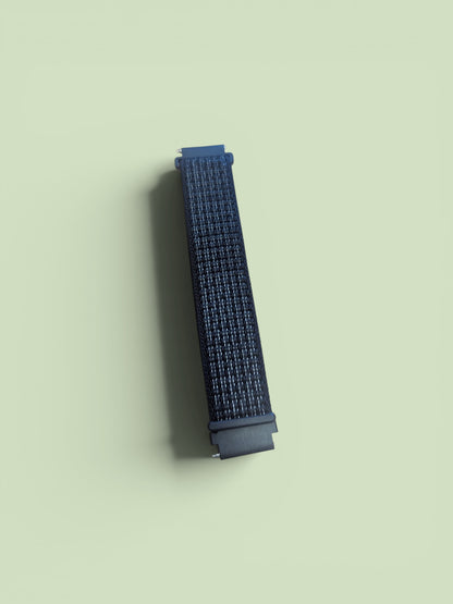 Black Velcro Nylon 20mm Strap